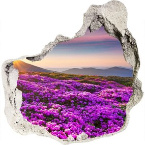 3d-s lyuk vizuális effektusok matrica Virágok a hegyekben nd-p-70454274