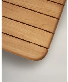 Teakfa kerti dohányzóasztal 70x140 cm Turqueta – Kave Home
