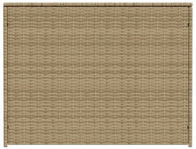 Vegyes bézs polyrattan kerti tárolóláda 984 L