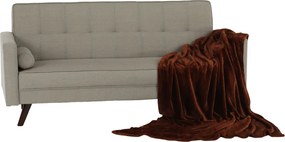 Kinyitható kanapé, szürke-barna TAUPE szövet, OTISA