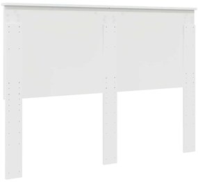 Fejtámla fejtámlával Fényes Fehér 150 cm Faanyag