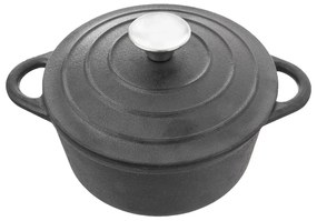 Indukciós tűzhelyhez alkalmas öntöttvas edény fedővel 4 l LITINA – Orion