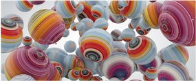 Festett gömbök képe (120x50 cm)