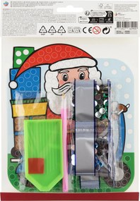 Karácsonyi Santa XL gyémántszemes kirakó A5