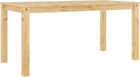 vidaXL Panama tömör fenyőfa ebédlőasztal 160 x 80 x 75 cm