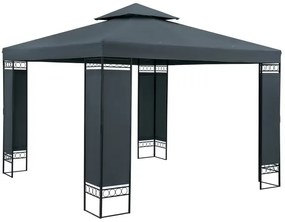 Deuba Lorca kerti pavilon 3x3 m - antracit