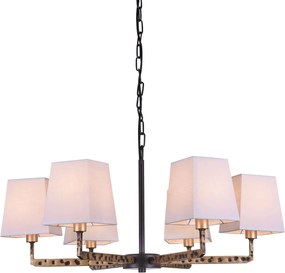 Cosmolight glamour modern csillár stockholm fehér fekete arany cosp06636bk au