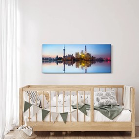 Egy kép a reggeli égboltról Sanghaj felett (120x50 cm)