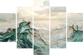 Kép - 3D tengeri absztrakció (150x105 cm)