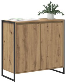 Oldalsó szekrény Művészi tölgy 79 x 36 x 75 cm Faanyag