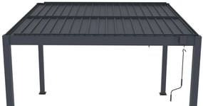 Bioklimatikus pergola G21 Austin 3x3 m, antracit alumínium - sérült csomagolás