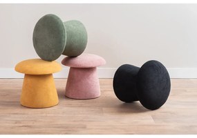 Világos rózsaszín bársony puff Mushroom – Leitmotiv