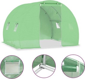 vidaXL melegház 6 m² 3 x 2 x 2 m