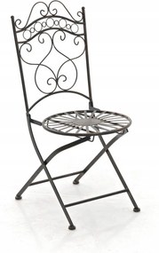 Öntöttvas Kerti Szék Erkély Antik Elegáns Indra