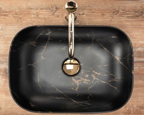 Pultos Mosdó Rea Belinda Black Marble Mat