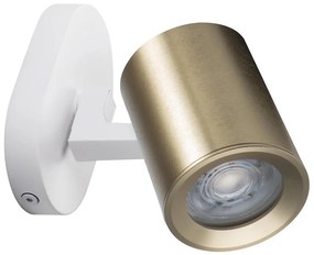 Kanlux 38964 - Fali spotlámpa LAURIN 1xGU10/10W/230V réz/fehér