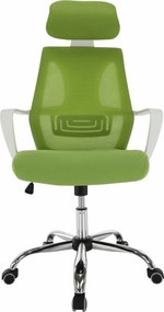 Irodai szék, zöld/fehér, TAXIS