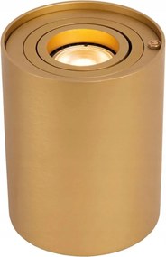 Asztali lámpa arany cső kerek állítható modern Lucide izzóval