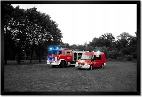 Poszterek keretben 60x40 Tűzoltóság