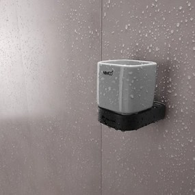 NIMCO NKC készlet-31K-T-90-Szappan adagoló, fogkefe állvány és fali kampó NIKAU