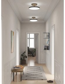 Fekete LED mennyezeti lámpa fém búrával ø 43 cm Asteria Up – UMAGE