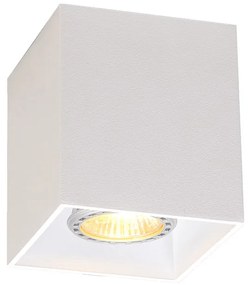 Modern reflektor lámpa fehér - Qubo 1