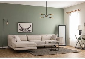 Jivago világosbézs sarokkanapé, bal oldali - Artie