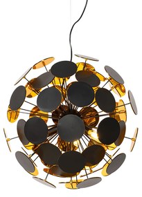 Design lógólámpa fekete és arany - Cerchio