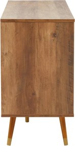 Sötét natúr színű komód 114x70x39 cm Frida – Premier Housewares