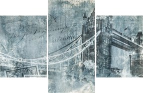 Kép - Tower Bridge hideg tónusokkal (90x60 cm)