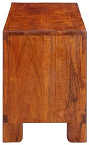tömör akácfa többszínű TV-szekrény 110x30x40