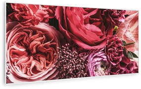 Klarstein Wonderwall Air Art Smart, infravörös hősugárzó, 120 x 60 cm, 700 W, virág