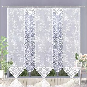 Jacquard készfüggöny Tina 290x245 cm fehér