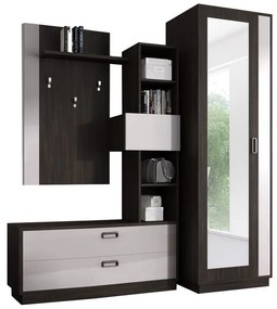 Zac Előszobafal wenge/fehér