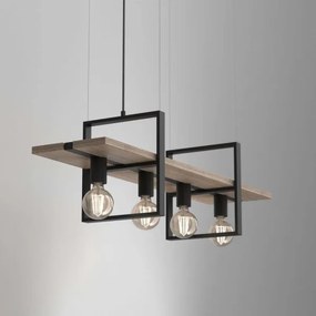 Csillár zsinóron SHELF 4xE27/60W/230V