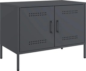 vidaXL antracitszürke acél TV-szekrény 68 x 39 x 50,5 cm