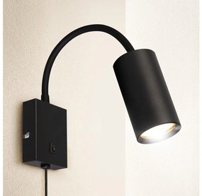 Brilagi Brilagi - Rugalmas fali lámpa SELE 1xGU10/30W/230V fekete BG1376