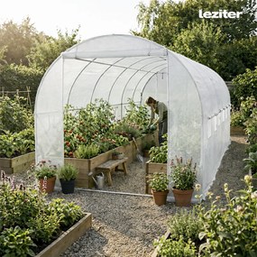 Fóliasátor 200x300x600 cm váz+fólia