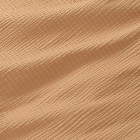 Goldea krepp ágyneműhuzat - őszi barna 140 x 220 és 70 x 90 cm