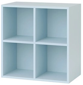 Boxie nyitott fali szekrény 80x80x37 cm kék