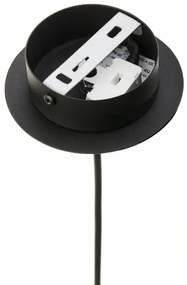 Jupiter 2003 - Csillár zsinóron ALAS 1xGU10/10W/230V fekete/arany