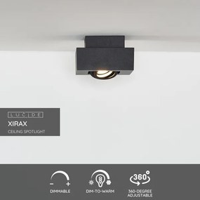 Lucide 09119/06/30 - XIRAX LED spotlámpa 1xGU10/5W/230V fekete