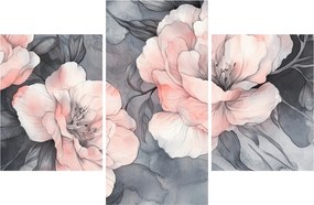 Kép - Virágok vázlata (90x60 cm)
