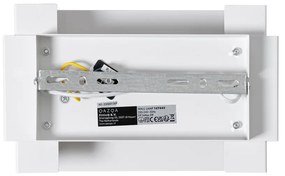 Ipari fali lámpa fehér 2 lámpás - Coen