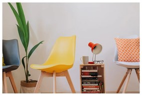 Retro 2 db szürke szék, bükkfa lábakkal - Bonami Essentials