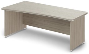 TopOffice ergonomikus asztal 200 x 100 cm, bal, driftwood