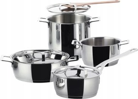 Alessi Pots &amp; Pans Főzőkészlet Edénykészlet 7 db-os Ezüst