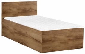 SOFIA ágy 90 x 200 cm, artisan tölgy Ágyrács: Ágyrács nélkül, Matrac: Coco Maxi 20 cm matrac