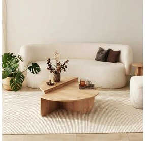 KÉSZLET 2x Kávésasztal PODIUM barna