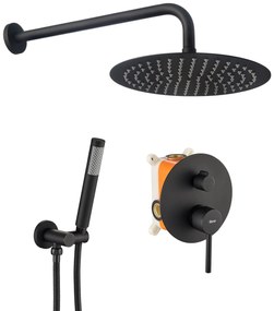 Zuhanyszett rejtett Rea Lungo black + box